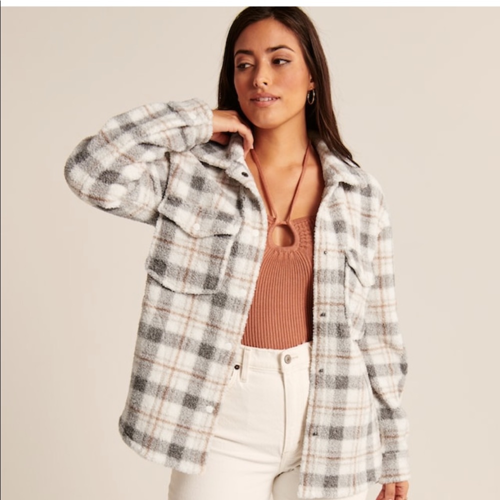Abercrombie Sherpa Shirt Jacket